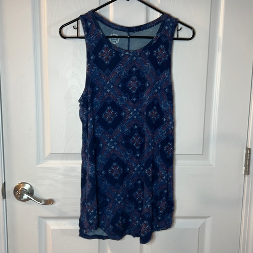 Maurice’s 24/7 Women’s Navy Blue Tank Top Medium